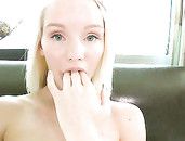 Innocent Blonde Girl Satisfied By His Big Cock