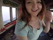 Milky White Girl Paid To Fuck In A Public Place